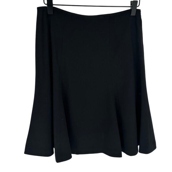 Trina Turk Mini Skirt Black A Line Pleated Office Workwear Academia Prep 0 - Picture 1 of 8